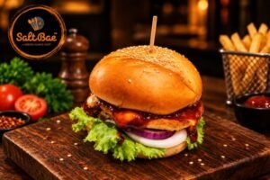 BBQ Chicken Cheese Burger