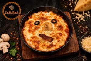 Double Layer Cheese Chicken Pasta